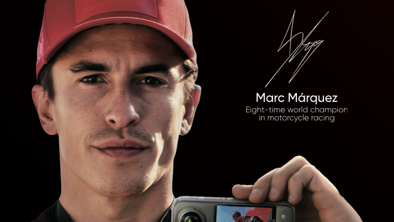 Marc Marquez, Insta360 X5 ambassador 